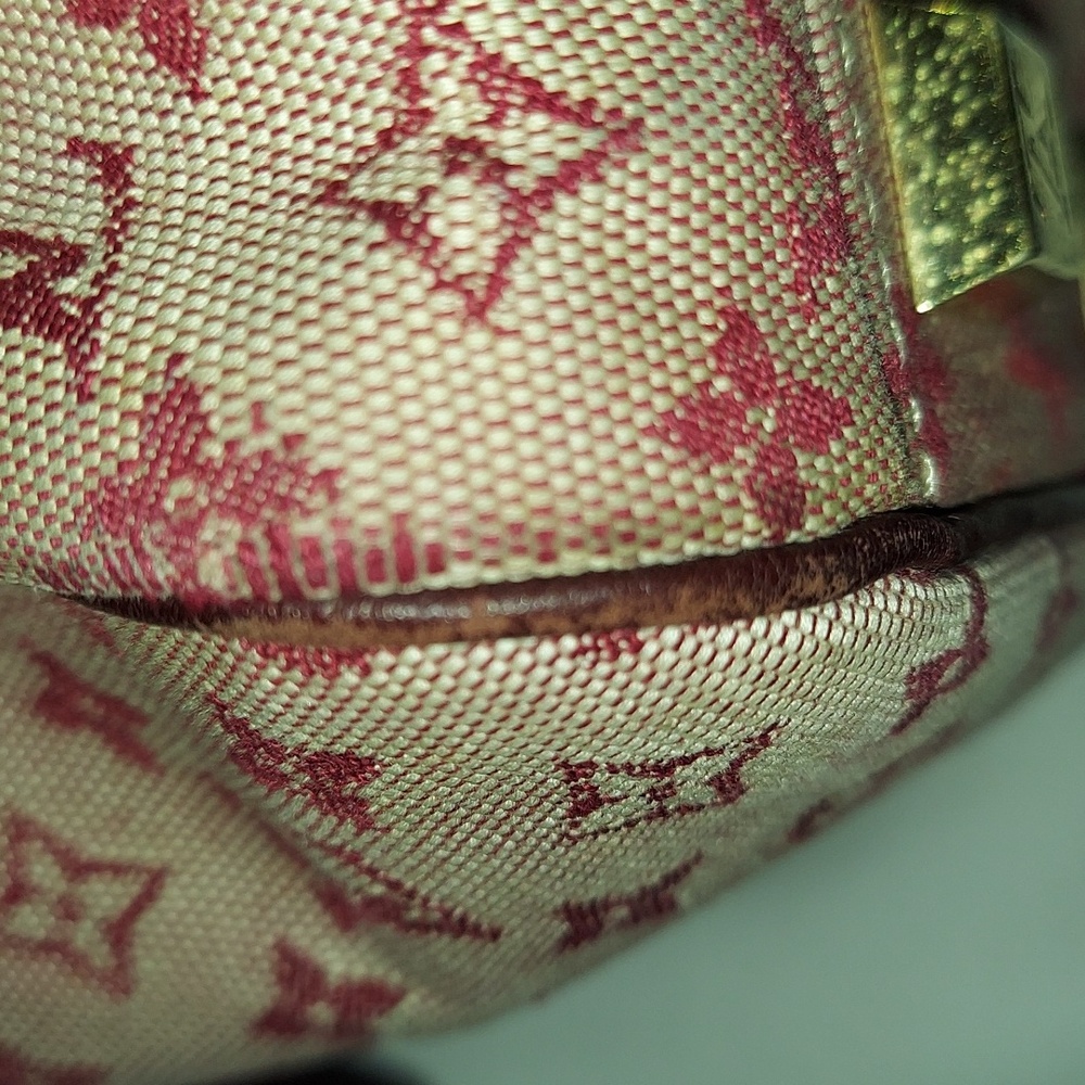 Louis Vuitton Josephine Mini Lin LV Monogram Cerise Satchel Shoulder Bag - Picture 6 of 15